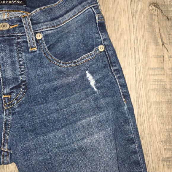 Lucky Brand Mid-Rise Ava Skinny Ankle Jeans Size 00 - Picture 5 of 15